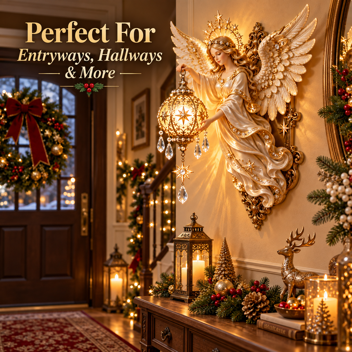 ✨Last Day 49% OFF🌟 Celestial Angel Christmas Wall Light™