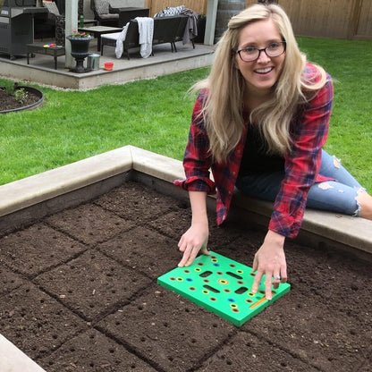 🌿 Seeding Square Garden Spacing Tool – Grow Bigger Harvests with Perfect Plant Spacing Every Time