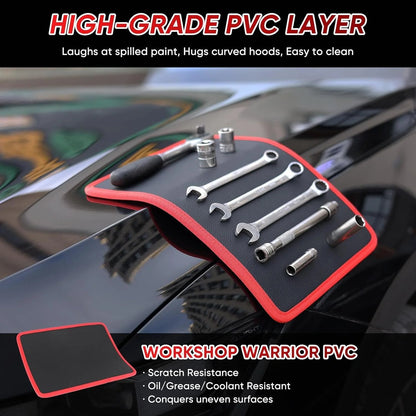 🧲Magnetic Tool Tray & Mat – IP-Safe, Flexible, Non-Slip Workshop Organizer