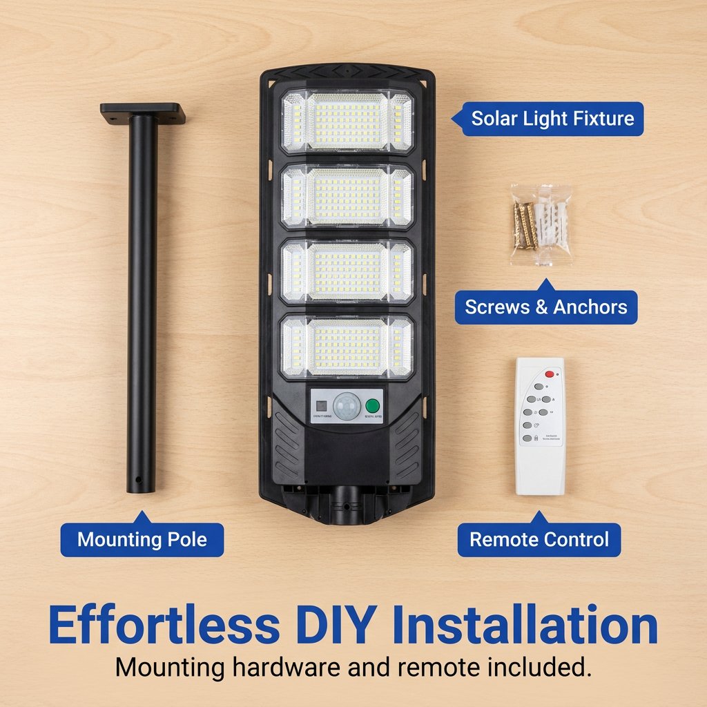 🌞 Solar Powered Backyard Flood Light - 400W 192 LED ⚡ with Motion Sensor & IP65 Waterproof 🛡️