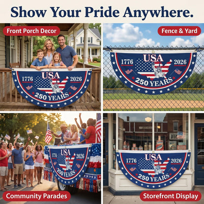 🎖️Day Sale 50% OFF🔥100% Veteran Owned / Handcrafted in USA-250th Anniversary Banners
