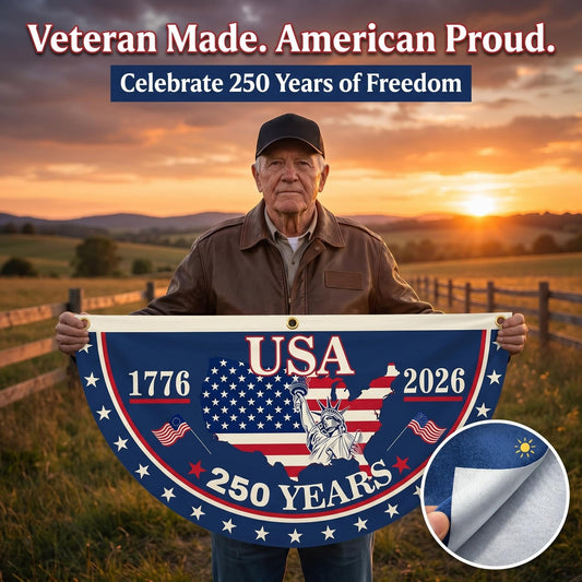 🎖️Day Sale 50% OFF🔥100% Veteran Owned / Handcrafted in USA-250th Anniversary Banners