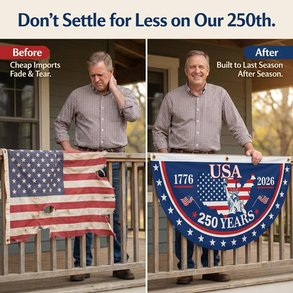 🎖️Day Sale 50% OFF🔥100% Veteran Owned / Handcrafted in USA-250th Anniversary Banners