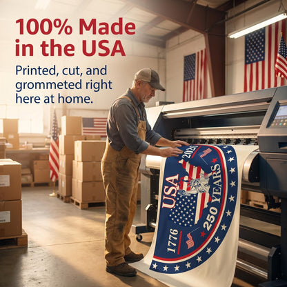 🎖️Day Sale 50% OFF🔥100% Veteran Owned / Handcrafted in USA-250th Anniversary Banners