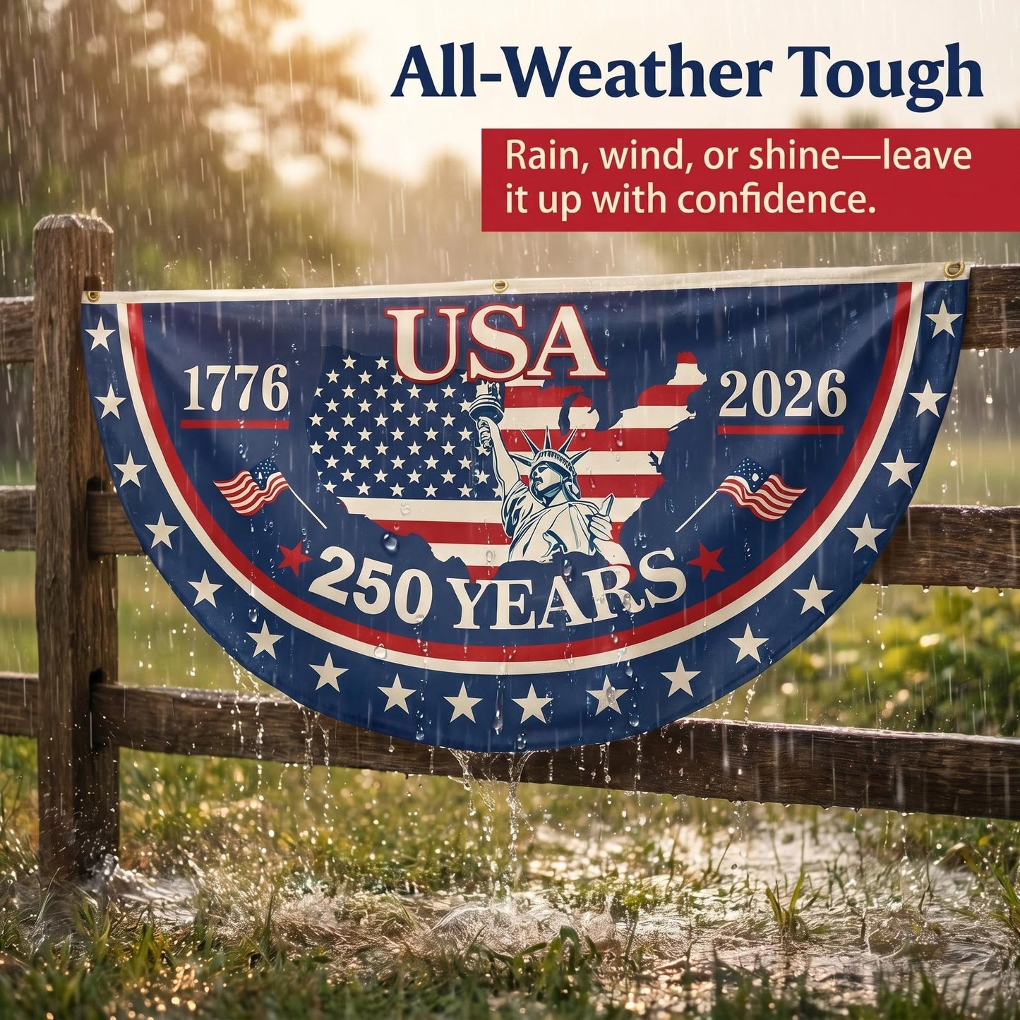 🎖️Day Sale 50% OFF🔥100% Veteran Owned / Handcrafted in USA-250th Anniversary Banners
