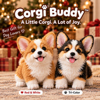 🐾 Corgi Duo – Golden Tan + Caramel (2 Pups)