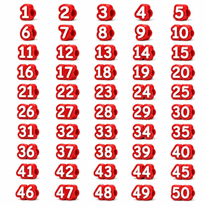 🎁Last Day 60% OFF - Numbered Pencil Toppers