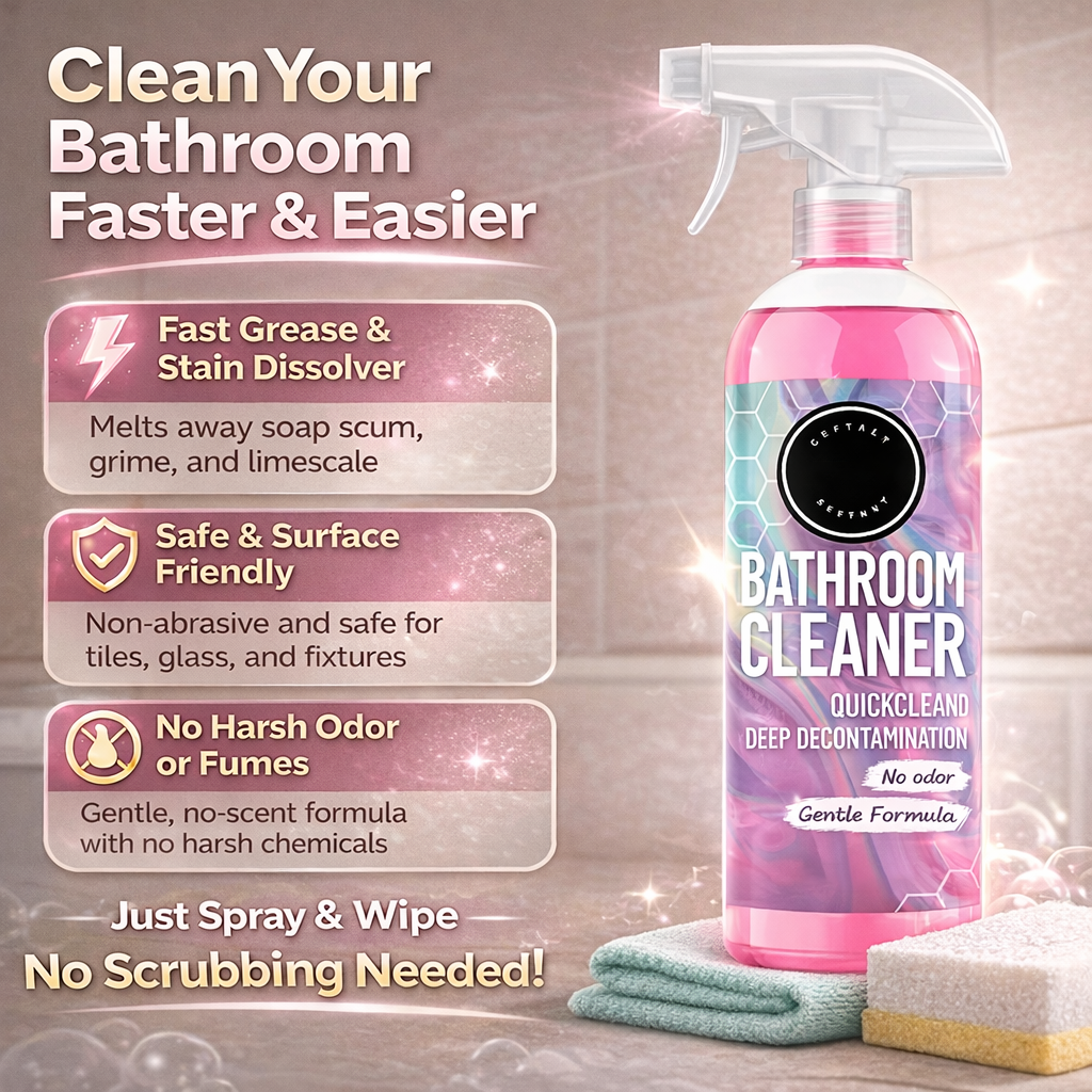 🫧50% OFF !🫧 Multi-Purpose Bathroom Cleaner, Water Stain Eliminator, Powerfully Removes Bathroom Stains