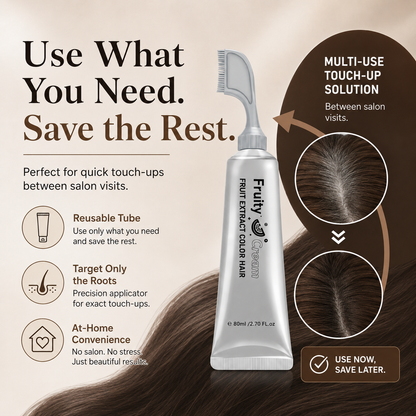 15-Minute No-Mix Hair Color Comb for Gray Coverage🛒