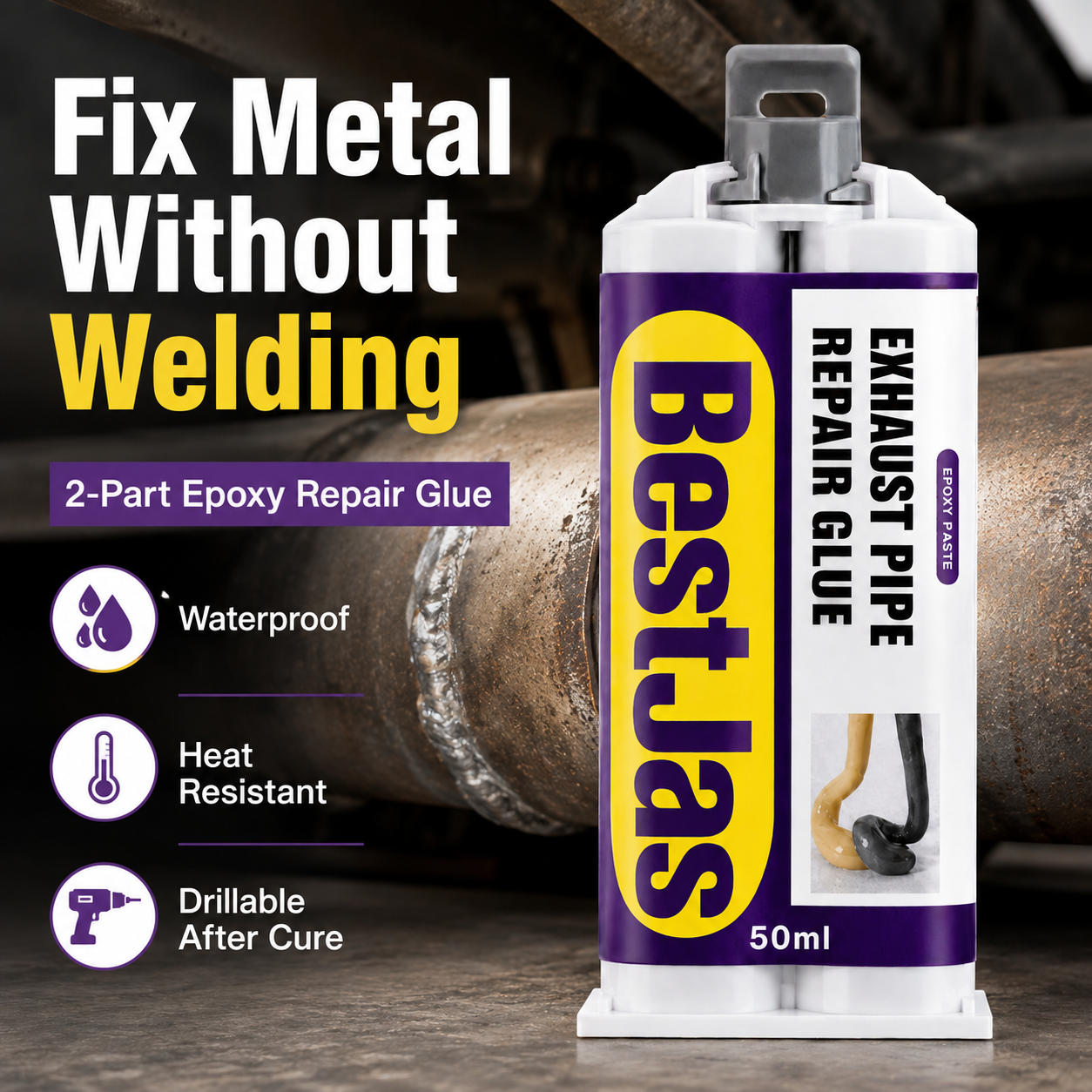🔧 Metal Repair Glue – No Welding Needed🛒