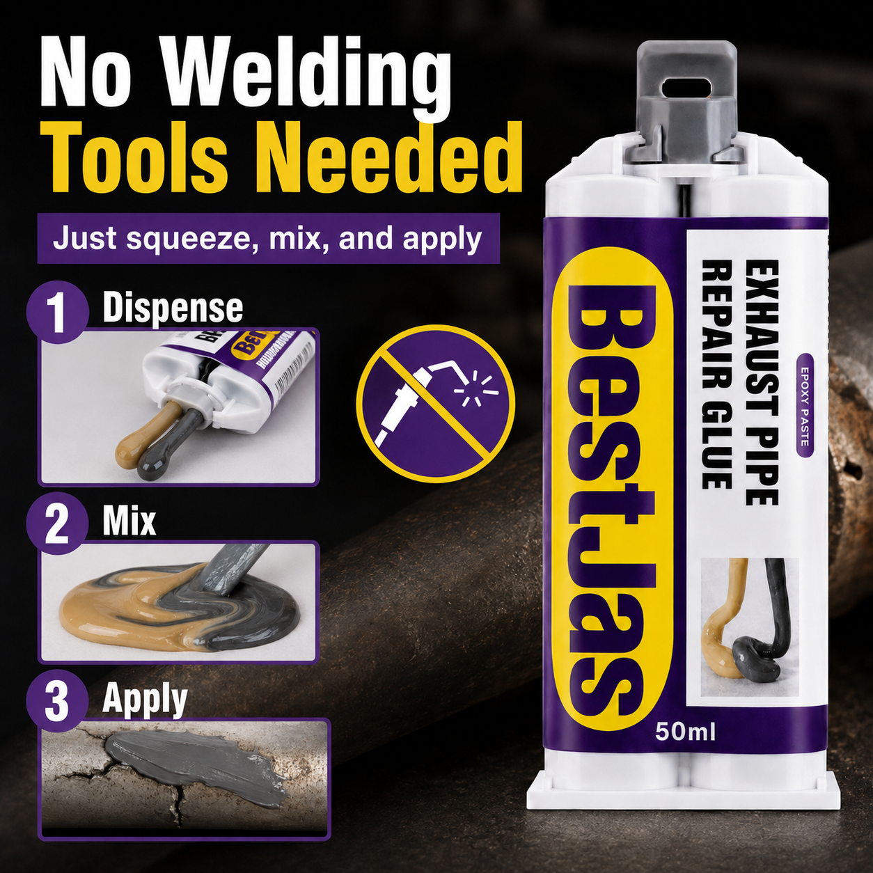 🔧 Metal Repair Glue – No Welding Needed🛒
