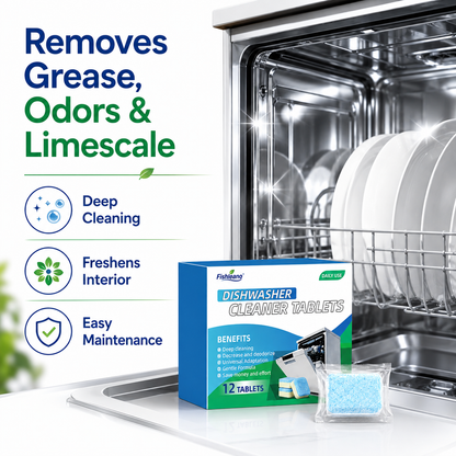 💦 Dishwasher Cleaner Tablets — Deep Clean Made Easy