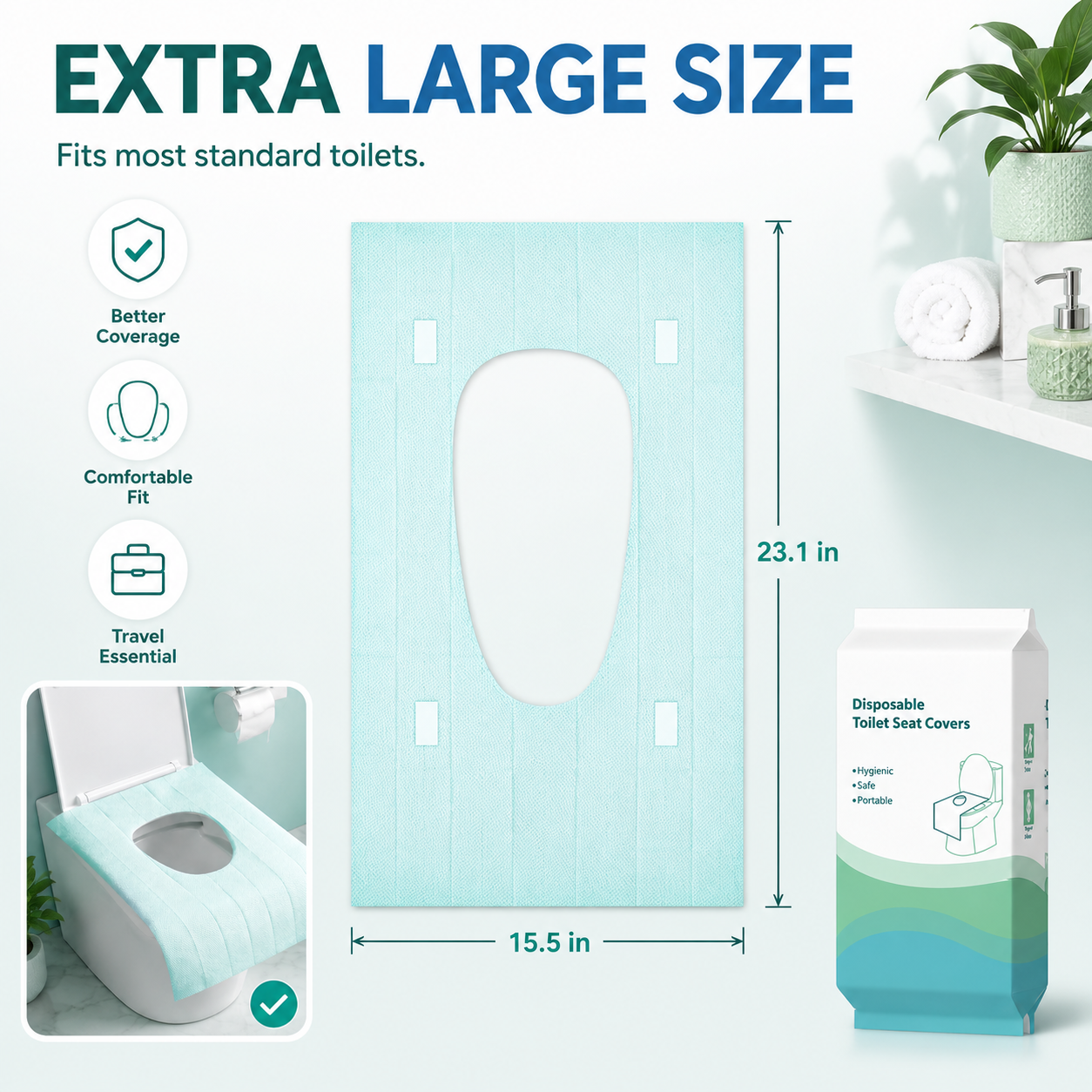 🔥Disposable Toilet Seat Covers🛒