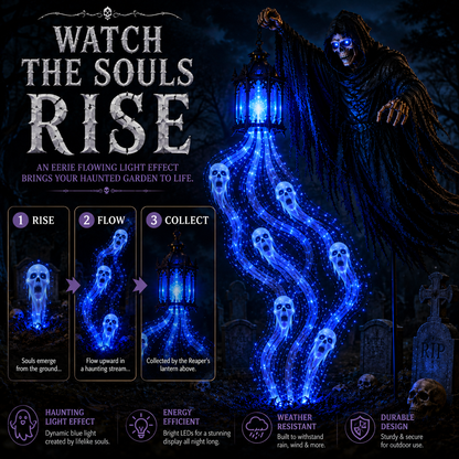 🎁 Today Only: 49% OFF 🎁Animated Halloween Soul Harvester Garden Light Collection💀