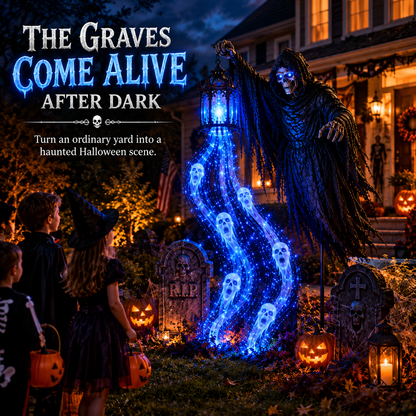 🎁 Today Only: 49% OFF 🎁Animated Halloween Soul Harvester Garden Light Collection💀
