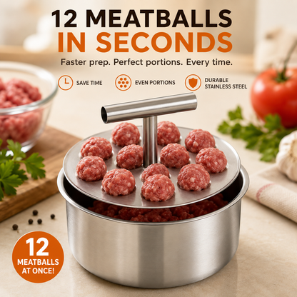 🥩Meatball Maker Spoon – Stainless Steel, Non-Stick, Perfect Homemade Meatballs