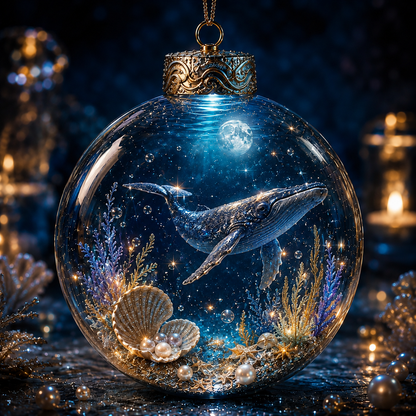 💙✨Ocean Series Illuminated 3D Model Decorations