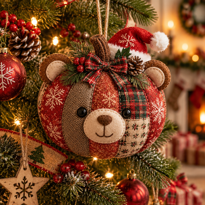 🔥Last Day 50% OFF-Handmade Woodland Animal Christmas Ornaments