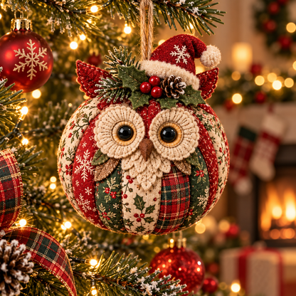 🔥Last Day 50% OFF-Handmade Woodland Animal Christmas Ornaments