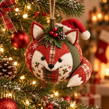 🔥Last Day 50% OFF-Handmade Woodland Animal Christmas Ornaments