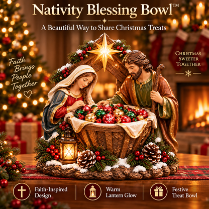 ✨Last Day 49% OFF✝️ Nativity Blessing Bowl✈️