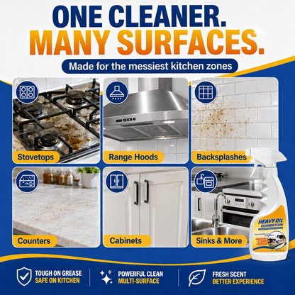 ✨ Spray Away Tough Kitchen Grease