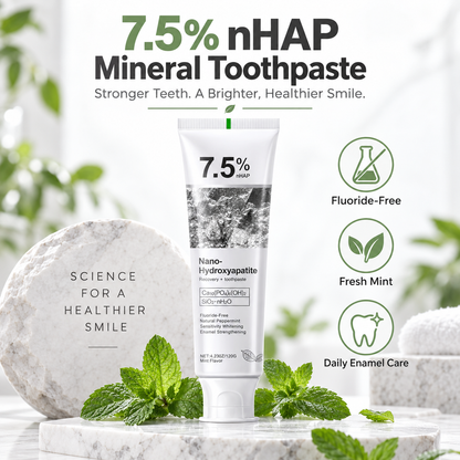 🦷 7.5% nHAP Toothpaste – Fresh Mint & Daily Enamel Care🛒