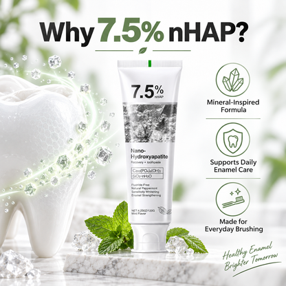 🦷 7.5% nHAP Toothpaste – Fresh Mint & Daily Enamel Care🛒
