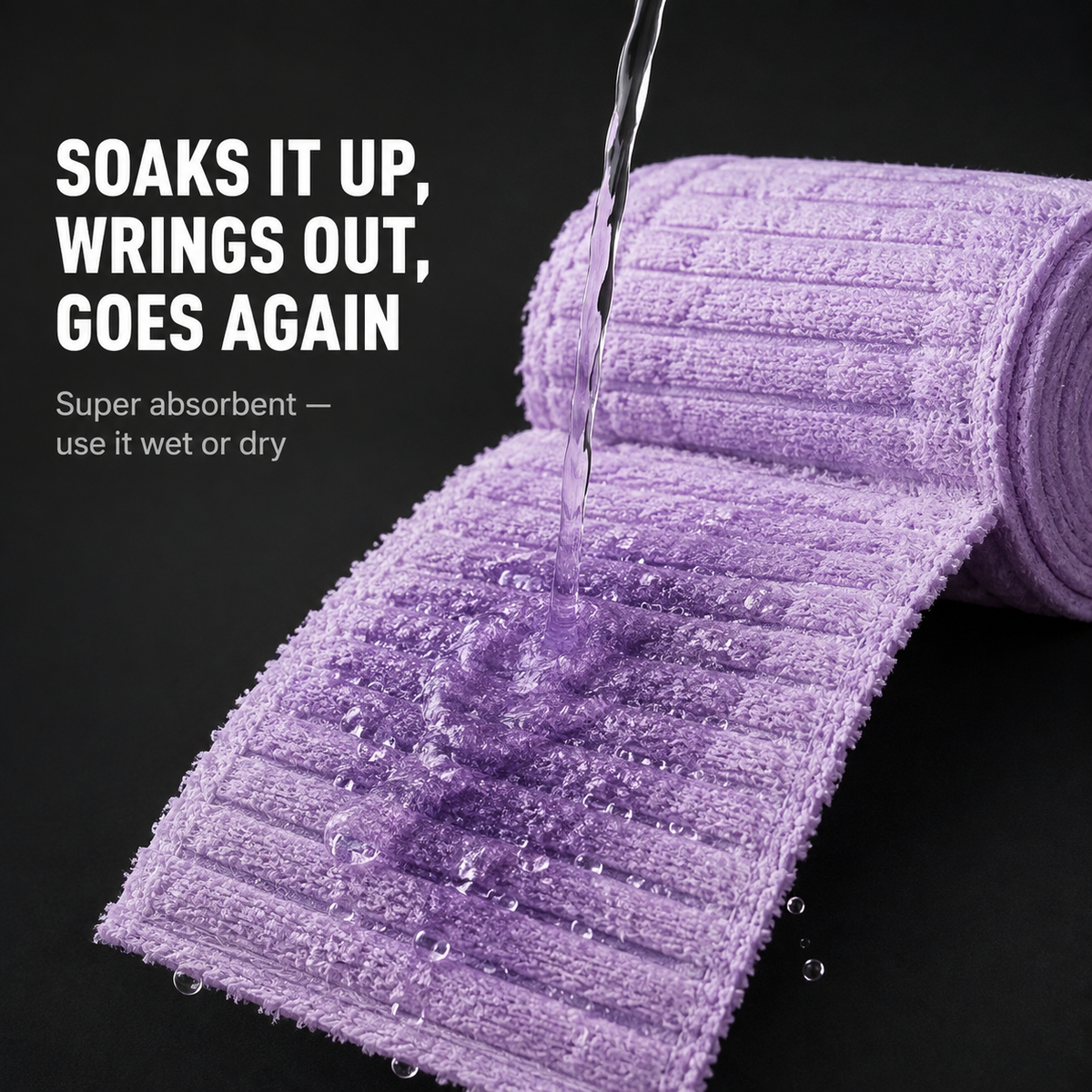 🌿 Reusable Bamboo Kitchen Towels – Tear, Wipe, Wash & Use Again⏳