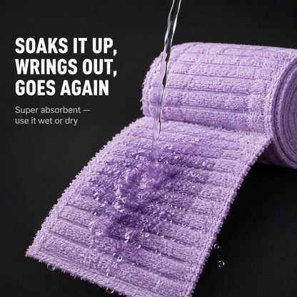 🌿 Reusable Bamboo Kitchen Towels – Tear, Wipe, Wash & Use Again⏳