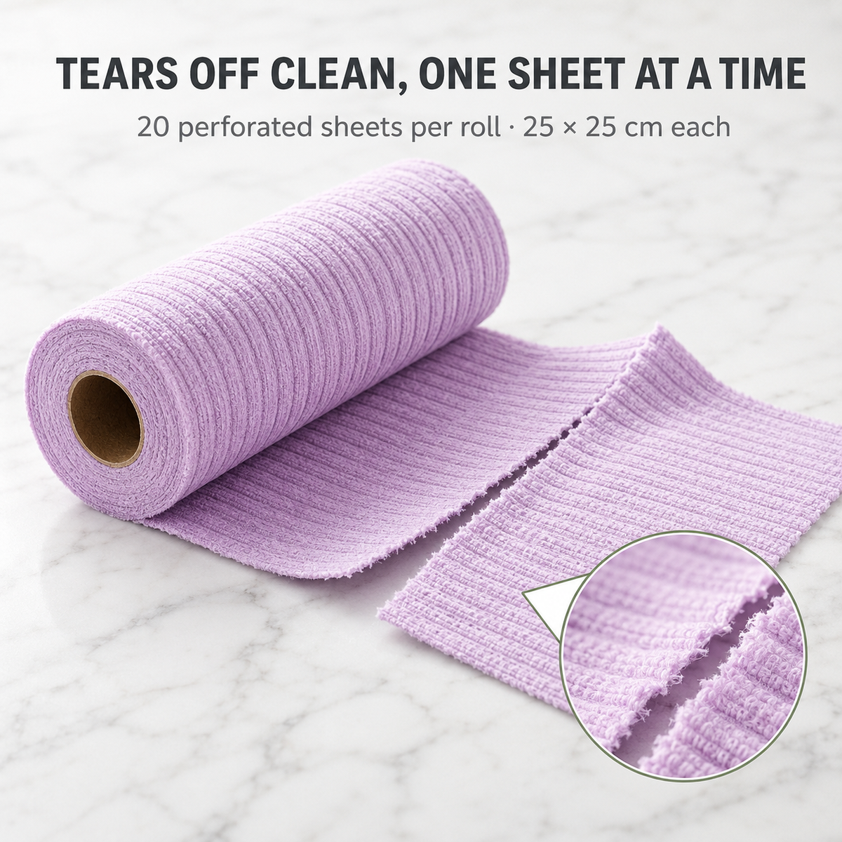 🌿 Reusable Bamboo Kitchen Towels – Tear, Wipe, Wash & Use Again⏳