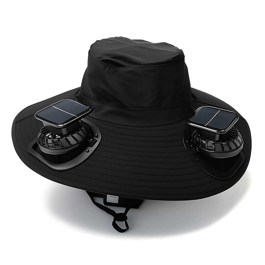😎 Solar-Powered Cooling Hat 🌞Keeps You Chill❄️