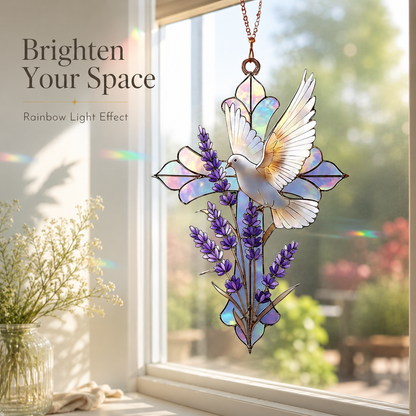 🔥Last Day 50% OFF🔥Cross Stained Style Suncatcher