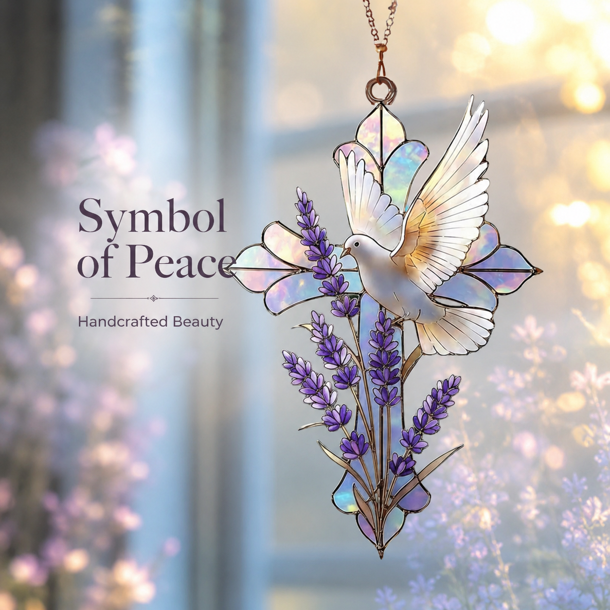 🔥Last Day 50% OFF🔥Cross Stained Style Suncatcher