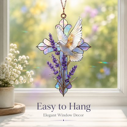 🔥Last Day 50% OFF🔥Cross Stained Style Suncatcher
