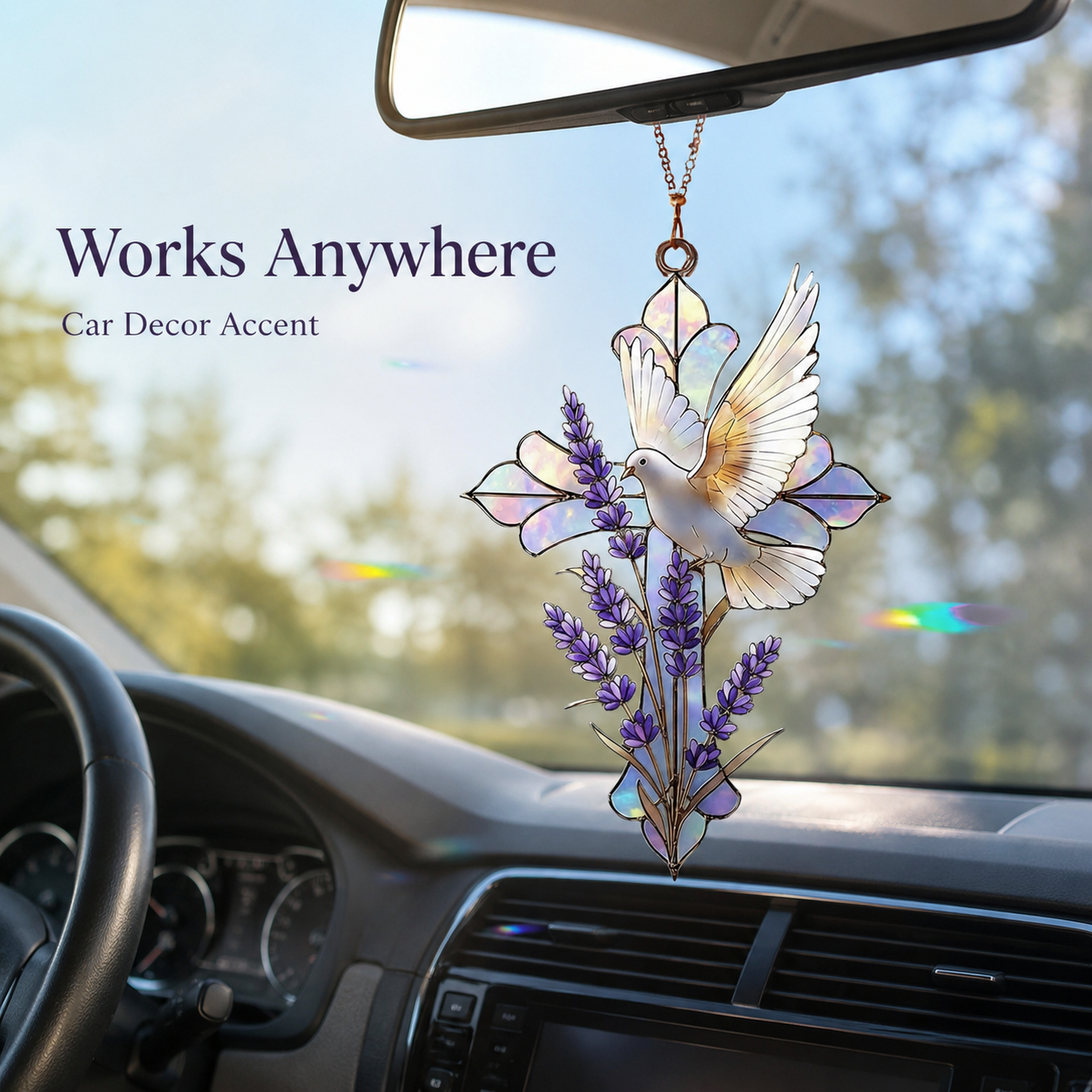 🔥Last Day 50% OFF🔥Cross Stained Style Suncatcher