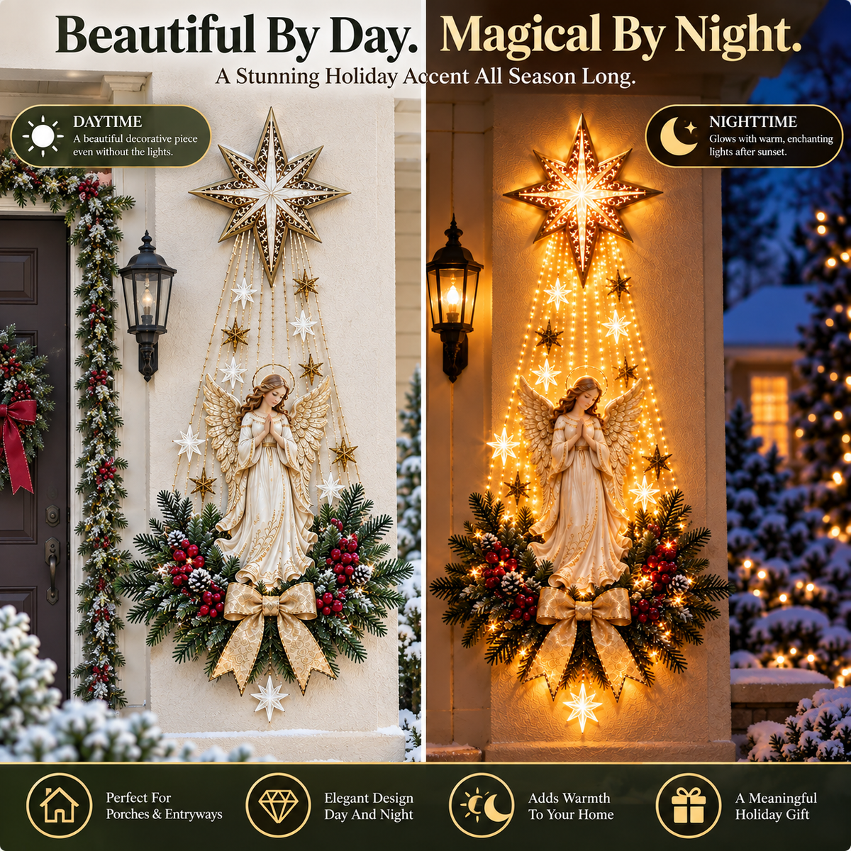 👼Angel Christmas Wall Ligh
