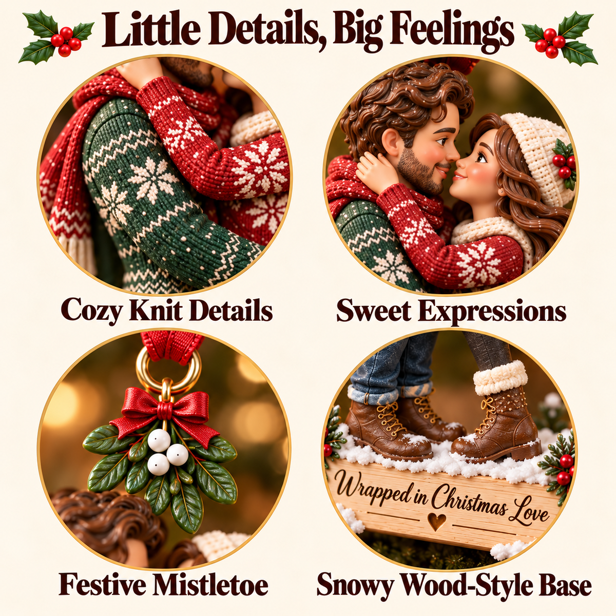 🎄 Christmas Together Couple Keepsake™ – Romantic Holiday Ornament ❤️