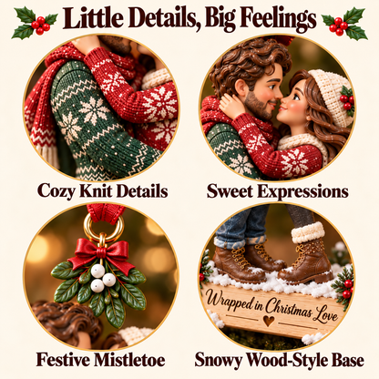 🎄 Christmas Together Couple Keepsake™ – Romantic Holiday Ornament ❤️
