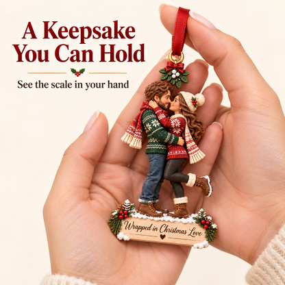 🎄 Christmas Together Couple Keepsake™ – Romantic Holiday Ornament ❤️