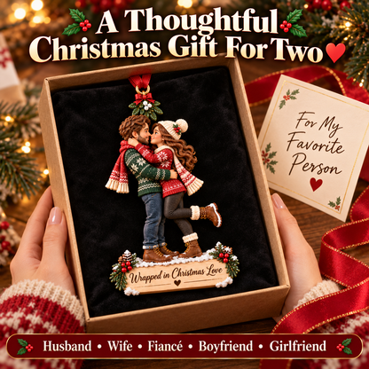 🎄 Christmas Together Couple Keepsake™ – Romantic Holiday Ornament ❤️