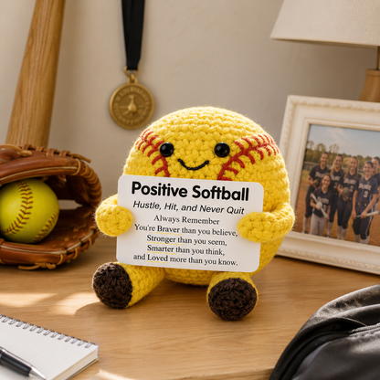 A Tiny Softball Buddy That Reminds Her She’s Stronger Than She Thinks