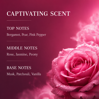 🌸Women's Perfume, Long Lasting Floral Fruity Fragrance with Pistachio, Jasmine Absolute & Caramel🌸