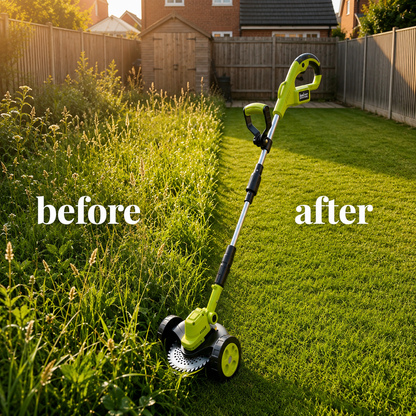 21V Cordless 3-in-1 Grass Trimmer & Mini Mower
