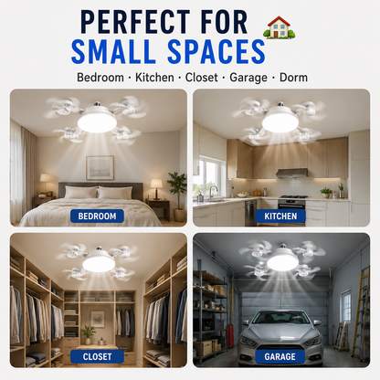 🔥 2026 New E27 Socket Ceiling Fan Light