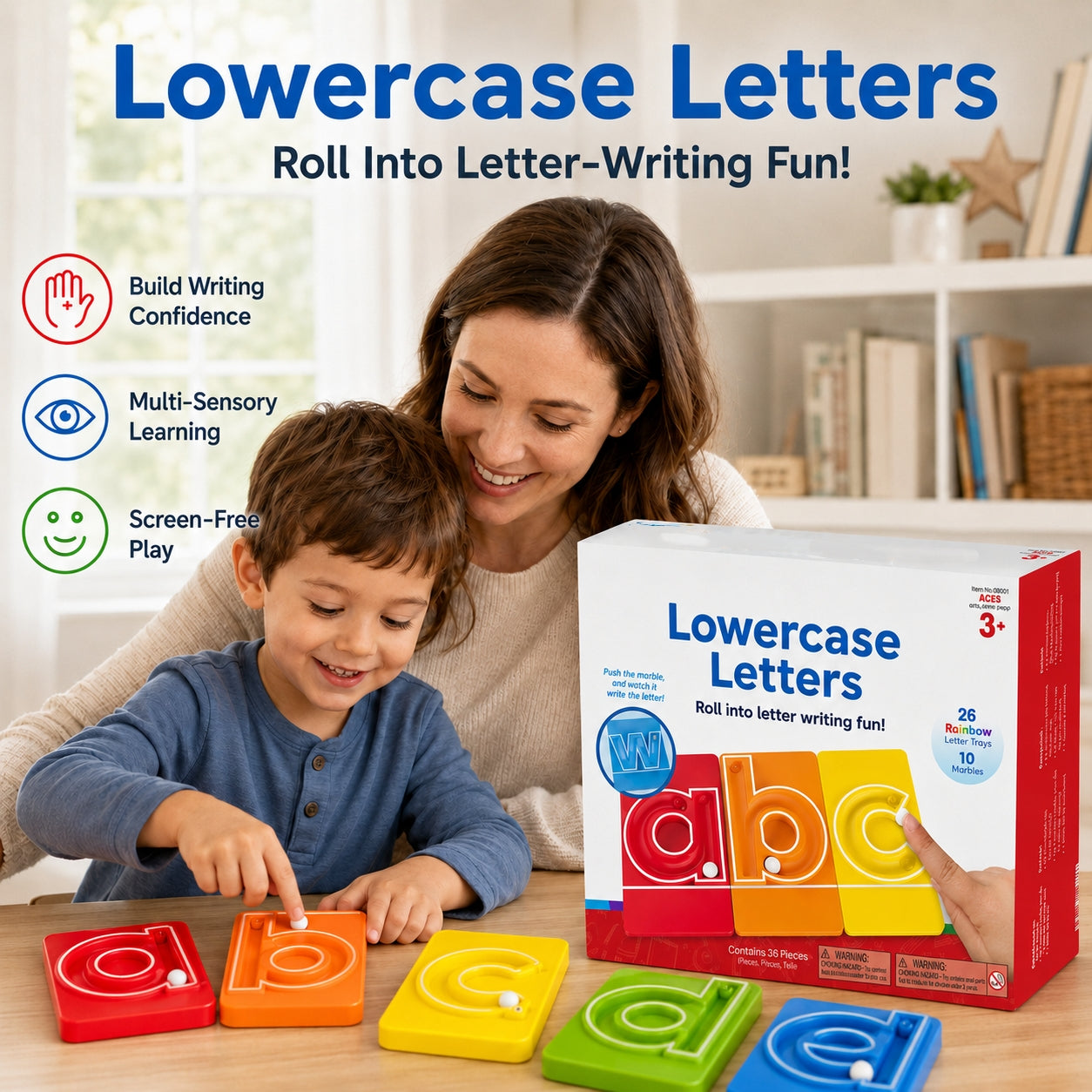 🔤Lowercase Letters🌀Roll Into Letter-Writing Fun!🎁Activity Guide Include FREE Letter Formation Poem