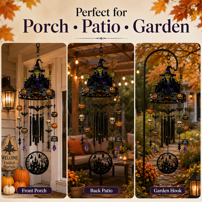 🔥 Halloween Early Bird — Enchanted Witch Outdoor Wind Chime
