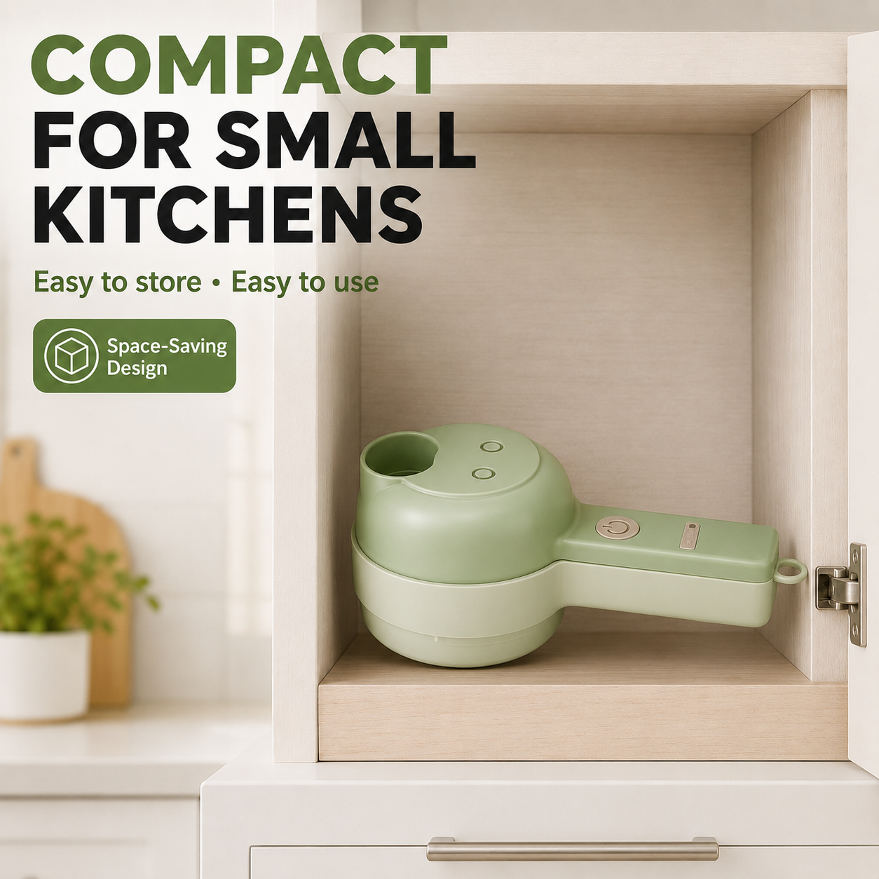 4-in-1 Cordless Prep Chopper — Chop, Slice & Prep Faster