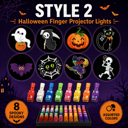 🎃36PCS  Halloween Finger Projector Lights 🎃– Mini Pattern Projector