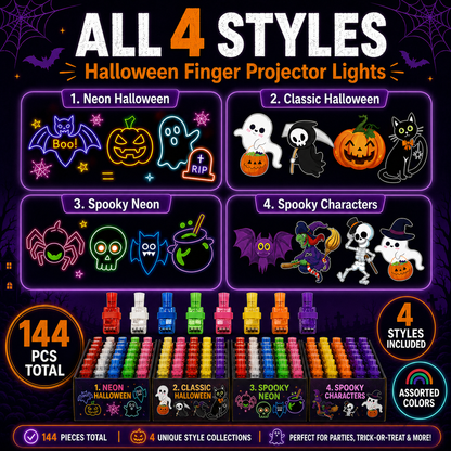 🎃36PCS  Halloween Finger Projector Lights 🎃– Mini Pattern Projector
